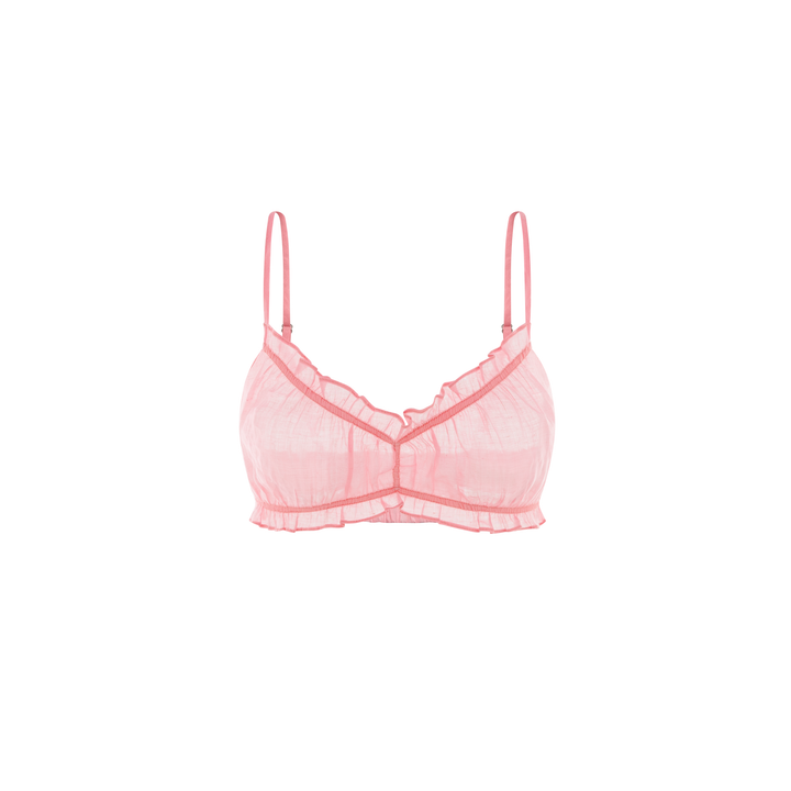 100% Sheer Linen Bralette | Bella
