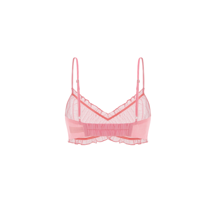 100% Sheer Linen Bralette | Bella