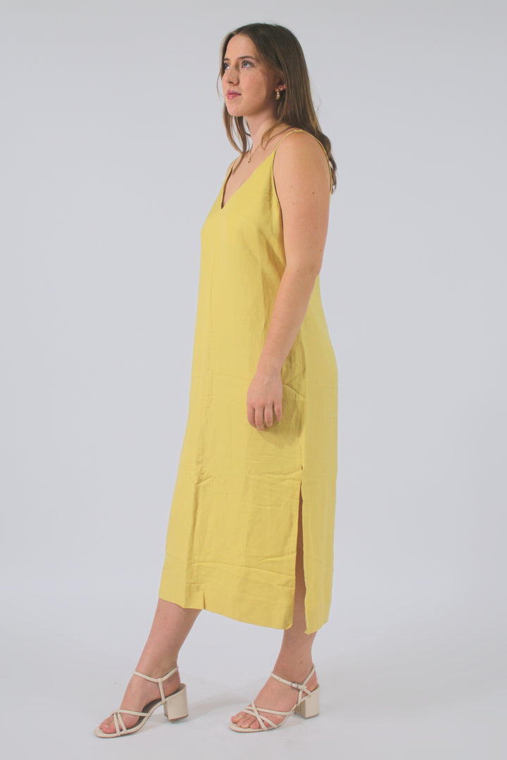 All Bodies 100% Linen Maxi Dress