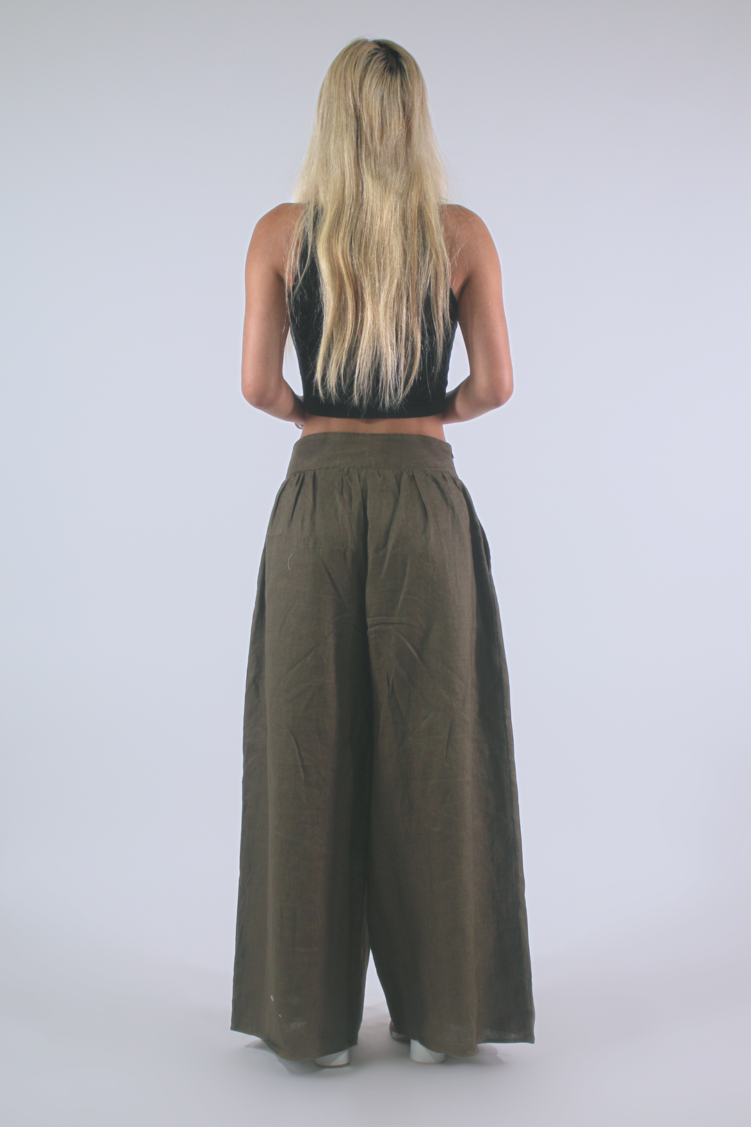 Balloon 100% Linen Ultrawide Pants