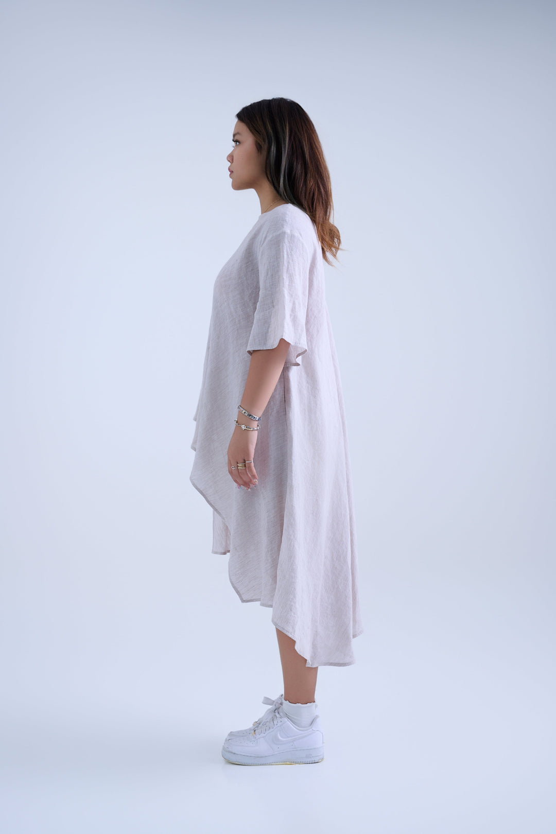Elise 100% Linen Asymmetrical Top