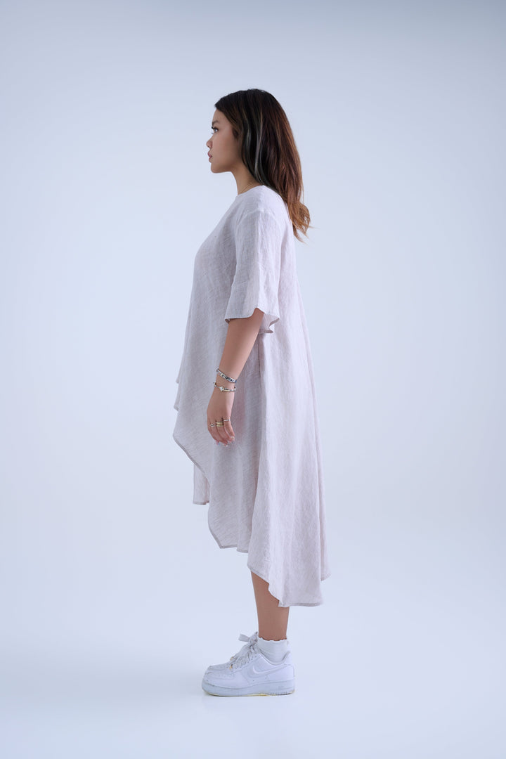 Elise 100% Linen Asymmetrical Top