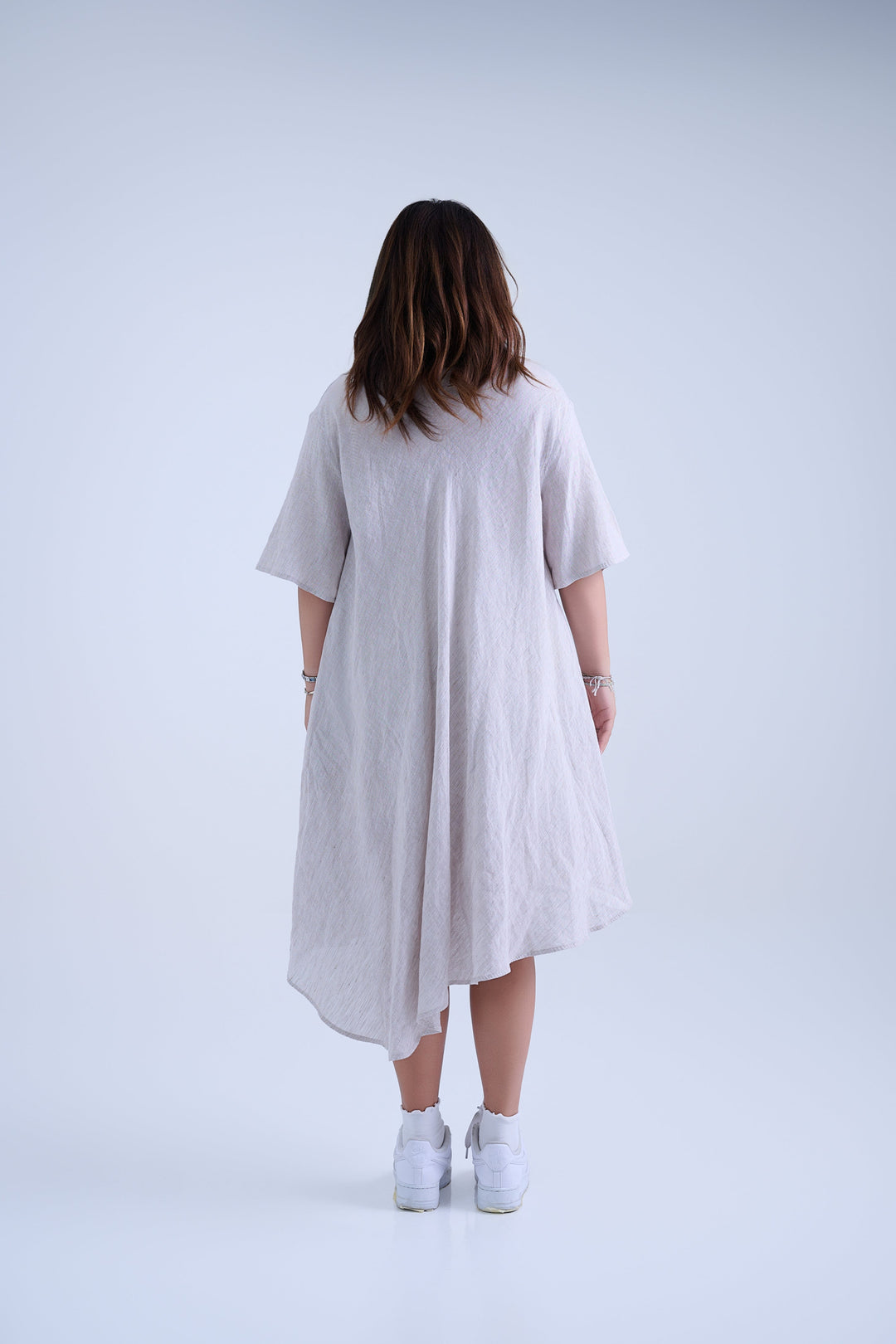 Elise 100% Linen Asymmetrical Top