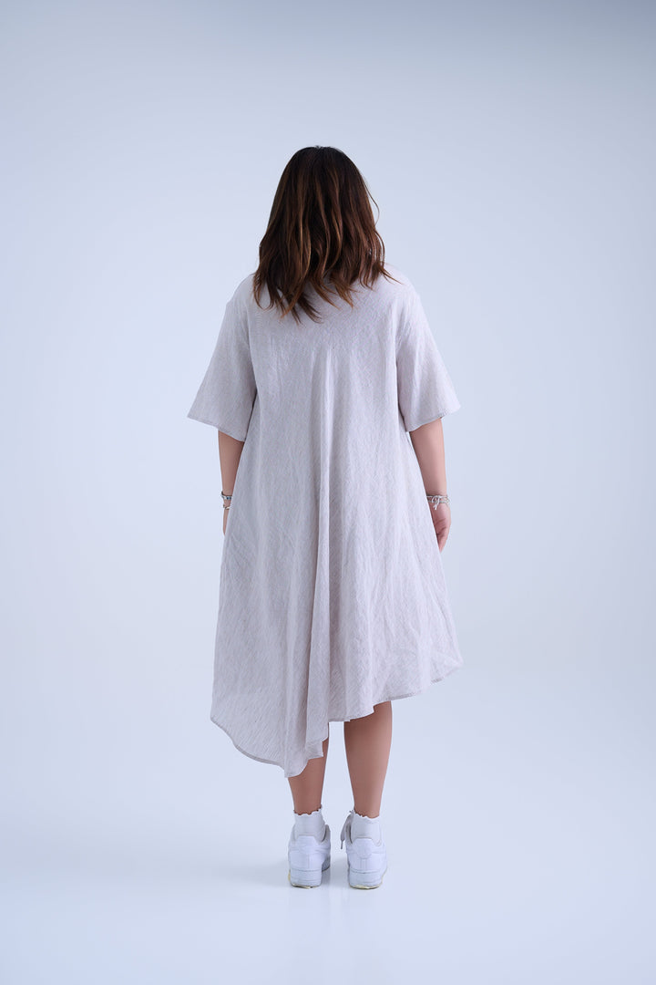 Elise 100% Linen Asymmetrical Top