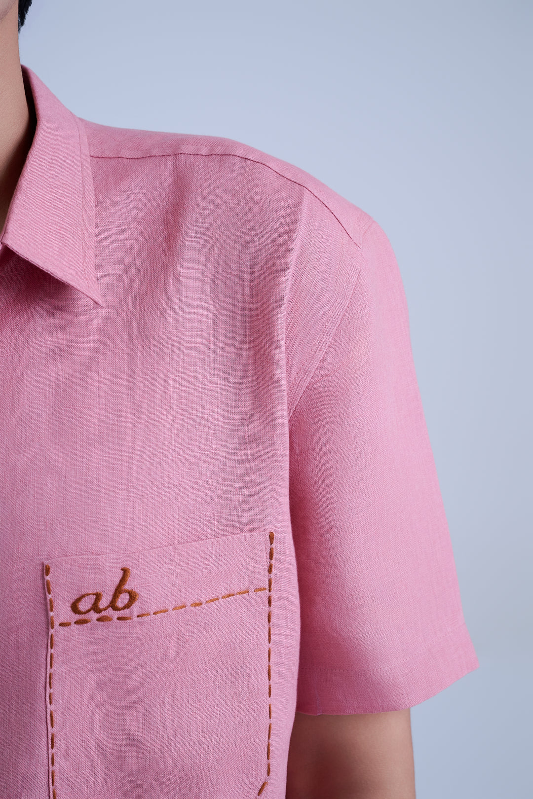 Men's 100% Linen Polo