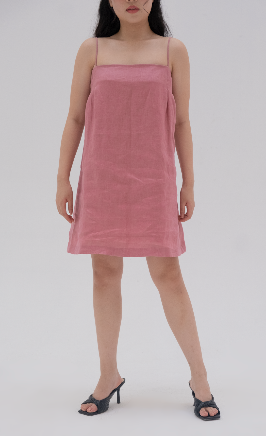 Ariana 100% Linen Babydoll Mini Dress