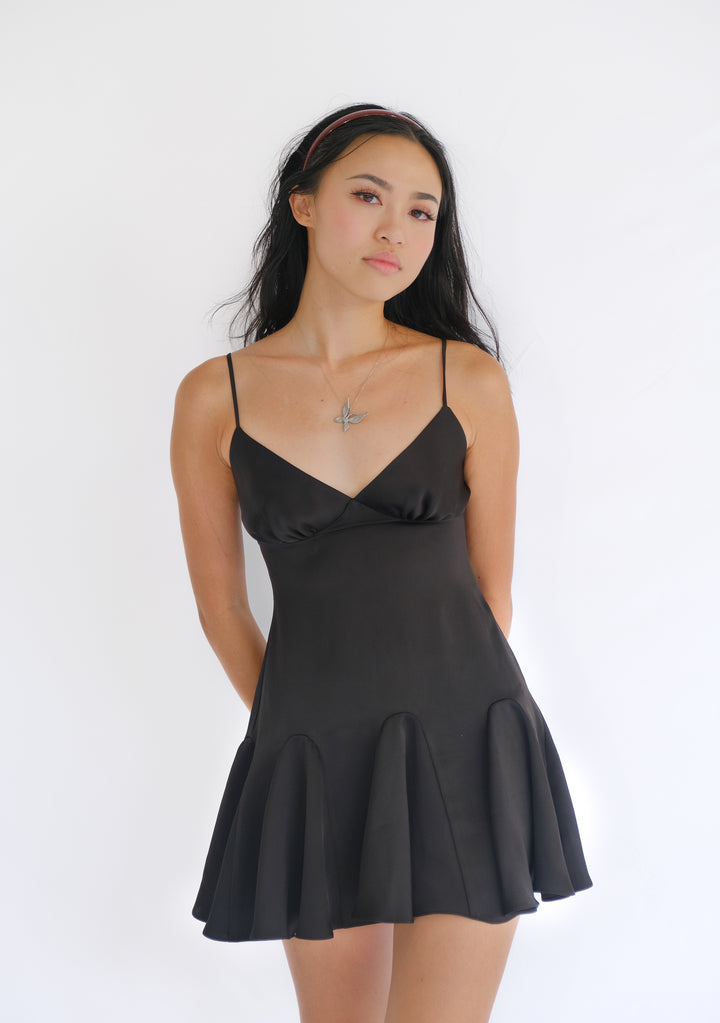 Olivia Silk Mini Dress