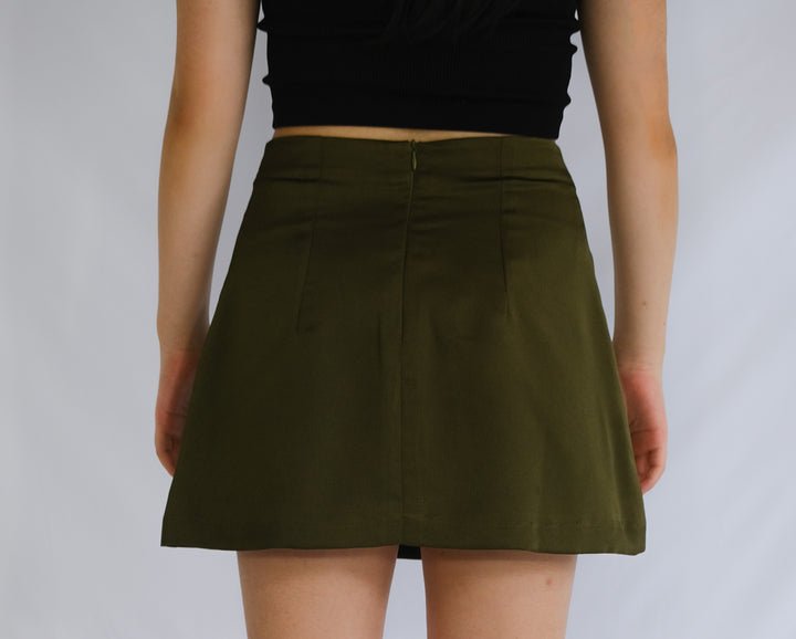Florence Silk Mini Skirt