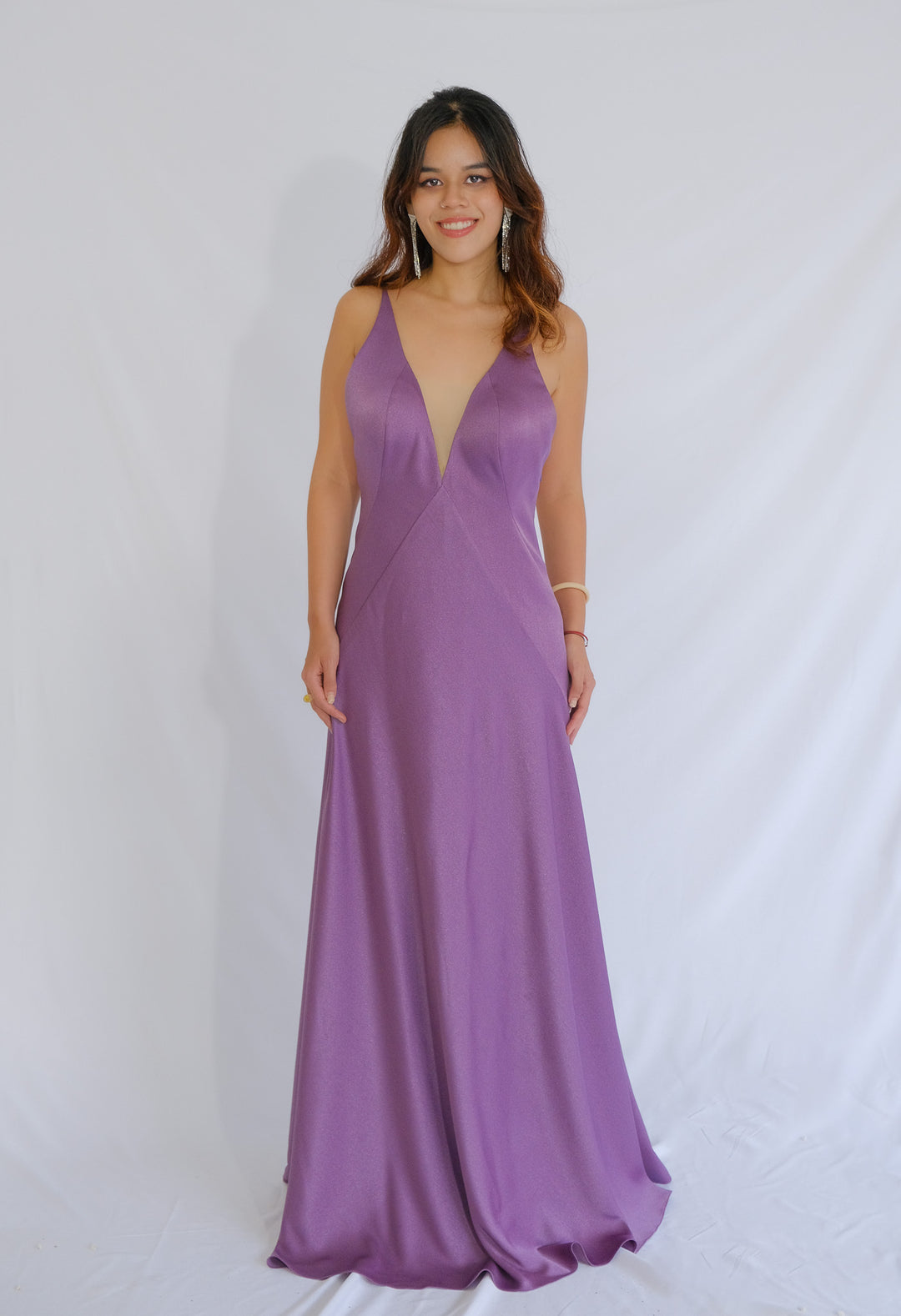 Francesa Full-Length Maxi Silk Gown