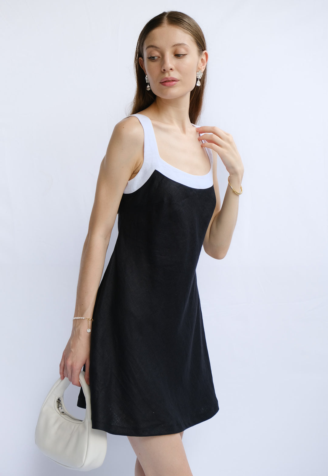 Chantelle 100% Linen Mini Dress