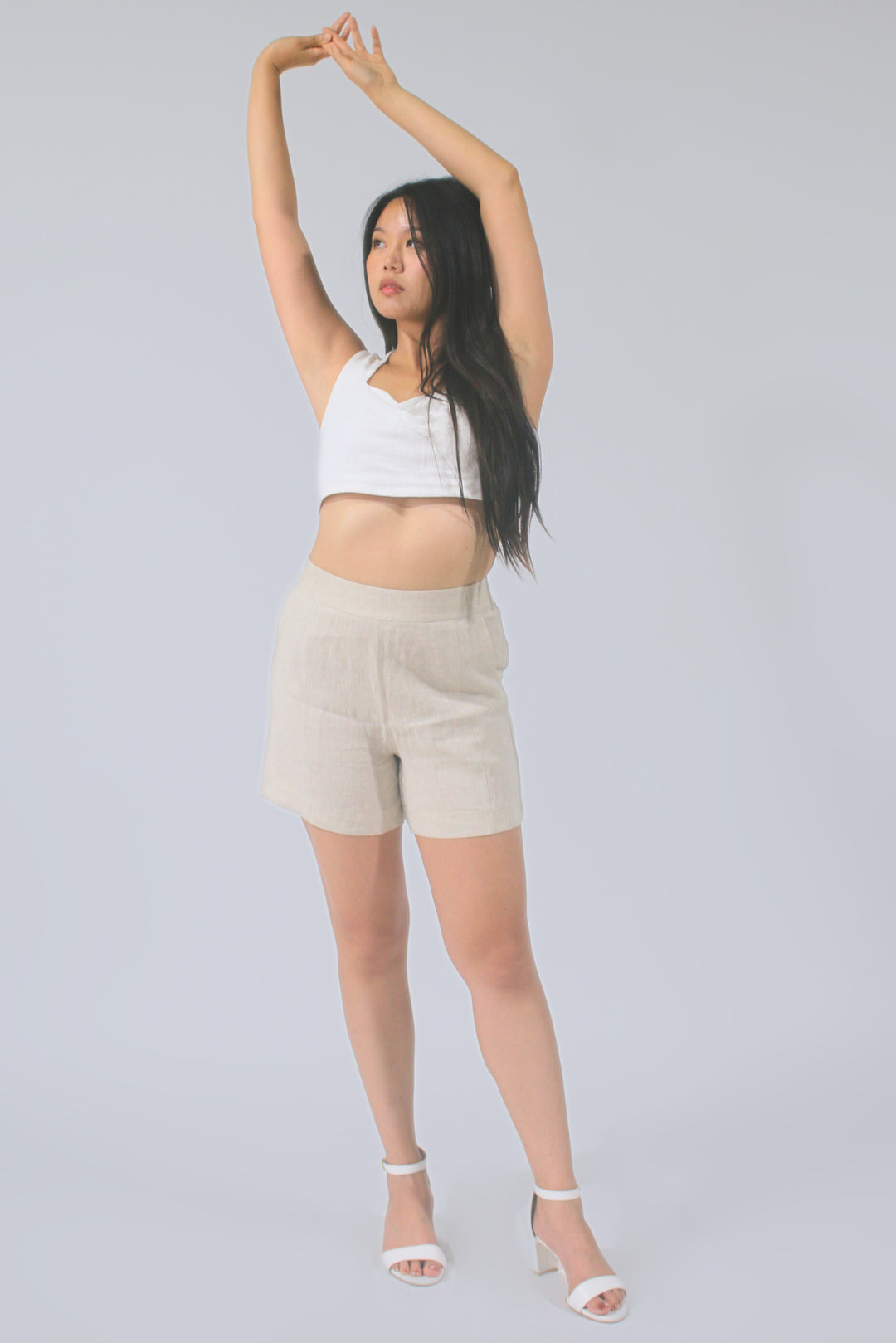 Diana 100% Linen Shorts