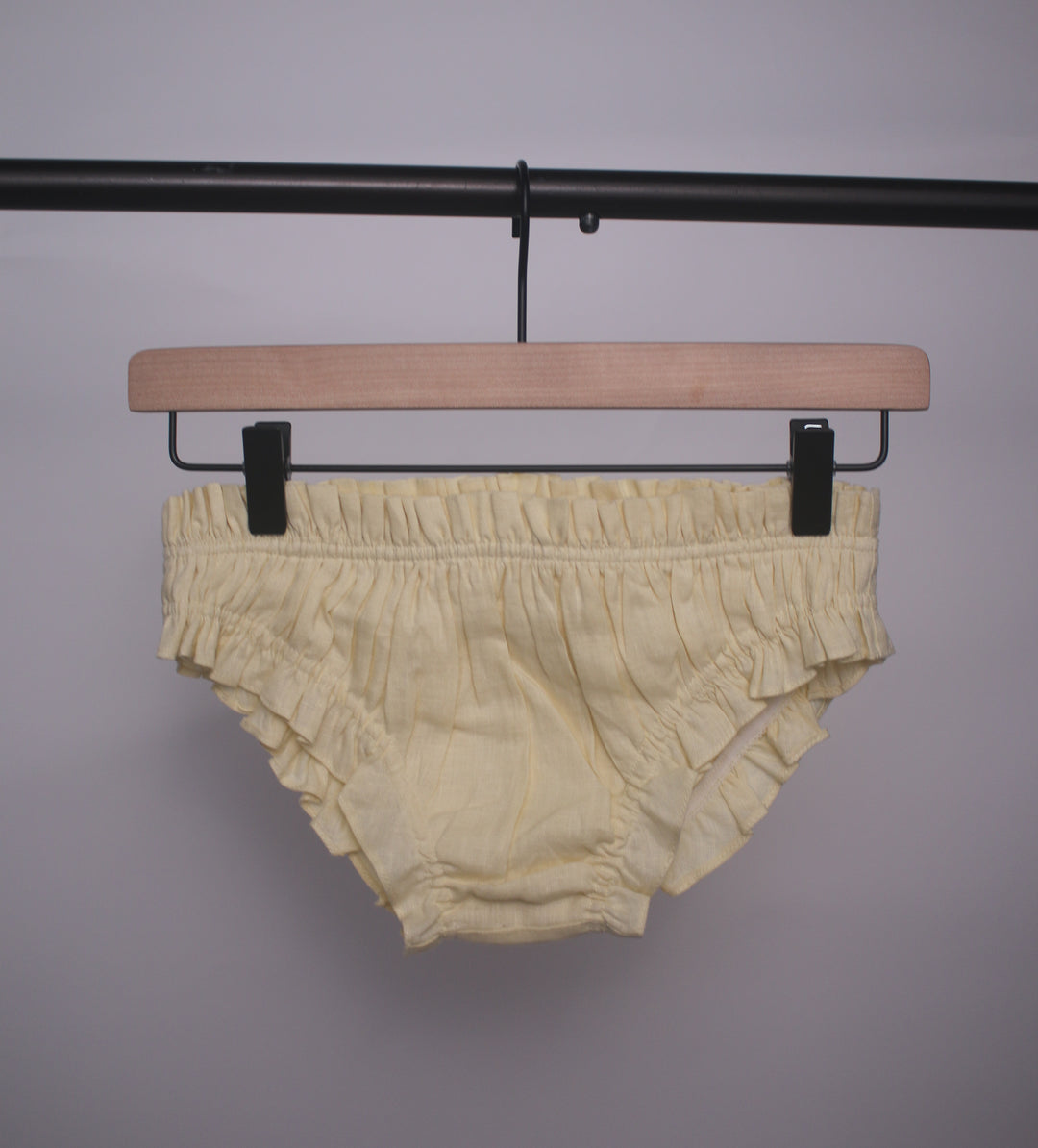 100% Linen Women's Ruffle Underwear/ Panty