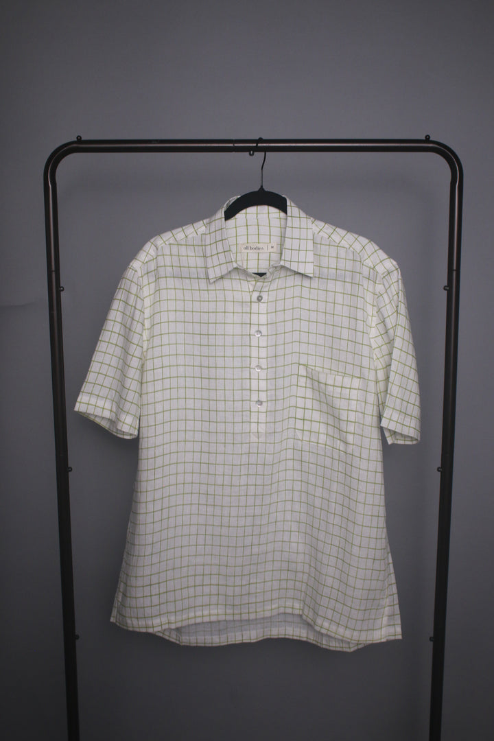 Men's 100% Linen Polo