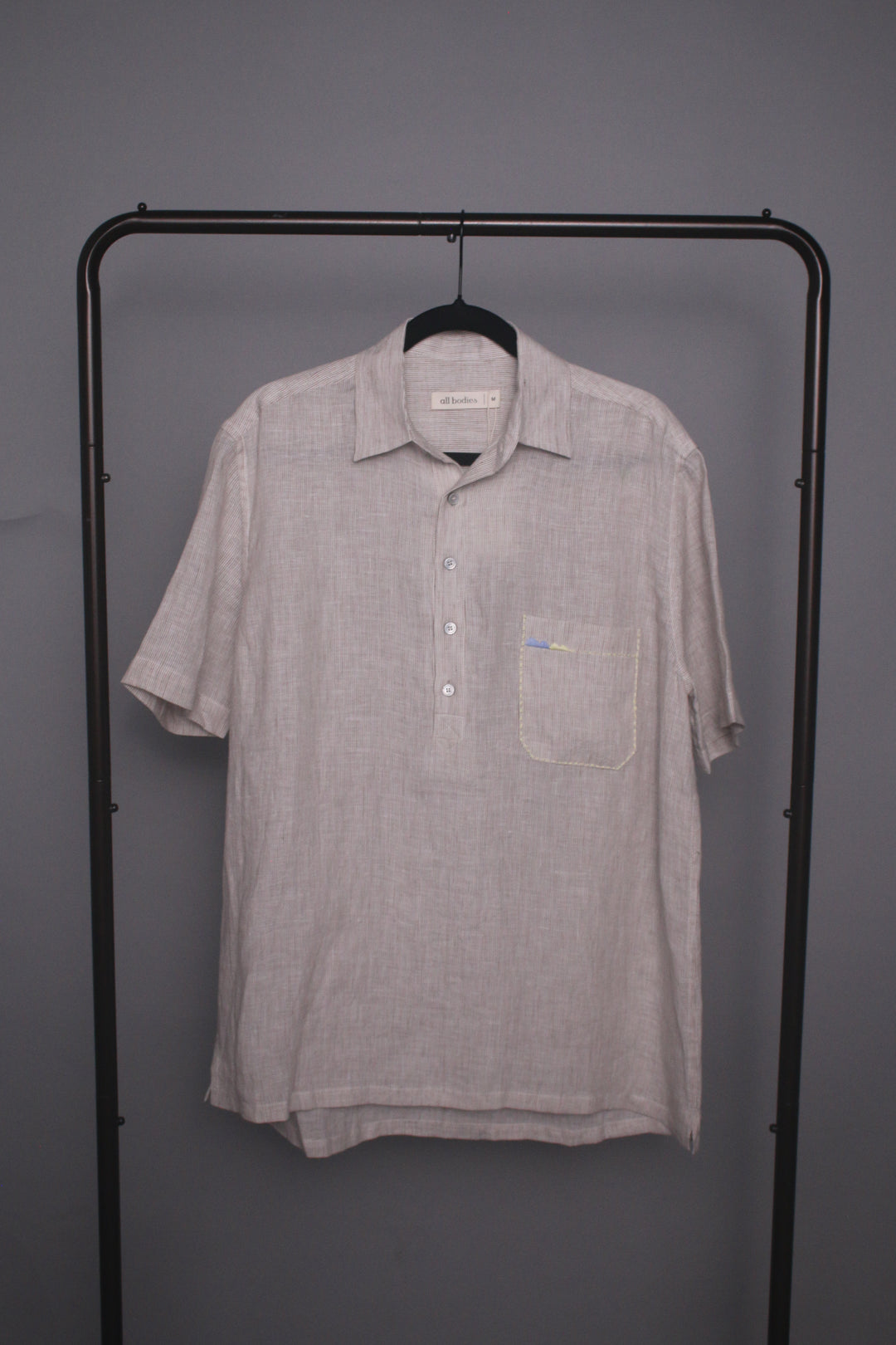 Men's 100% Linen Polo
