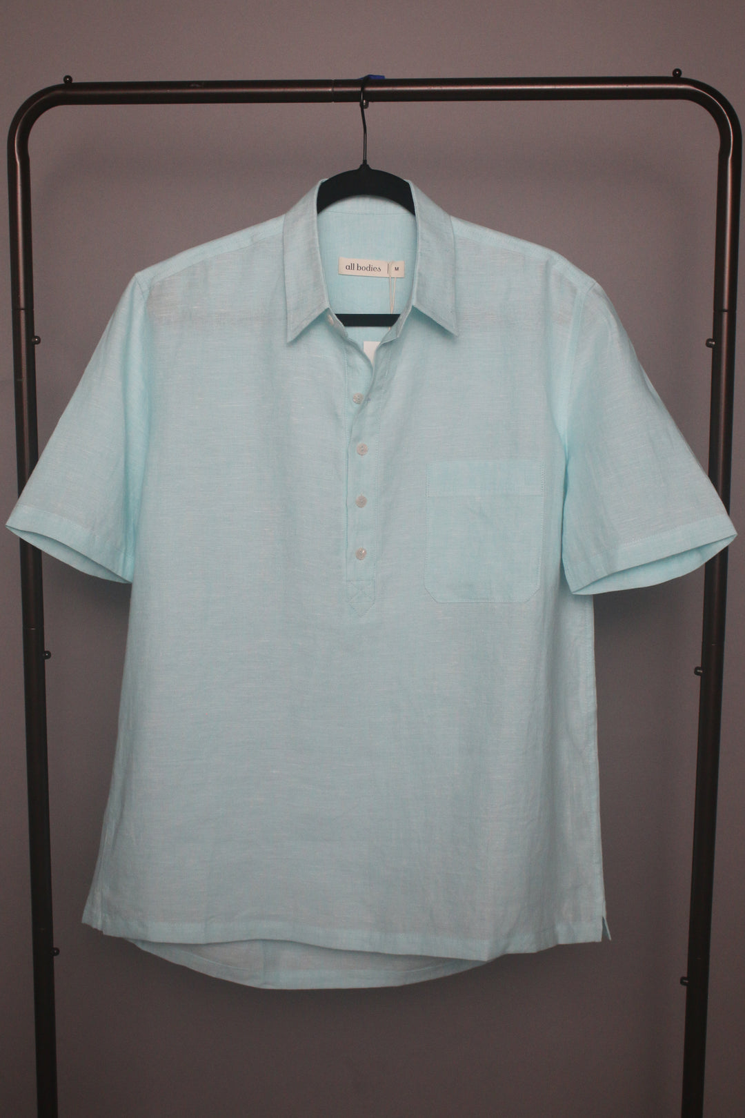 Men's 100% Linen Polo