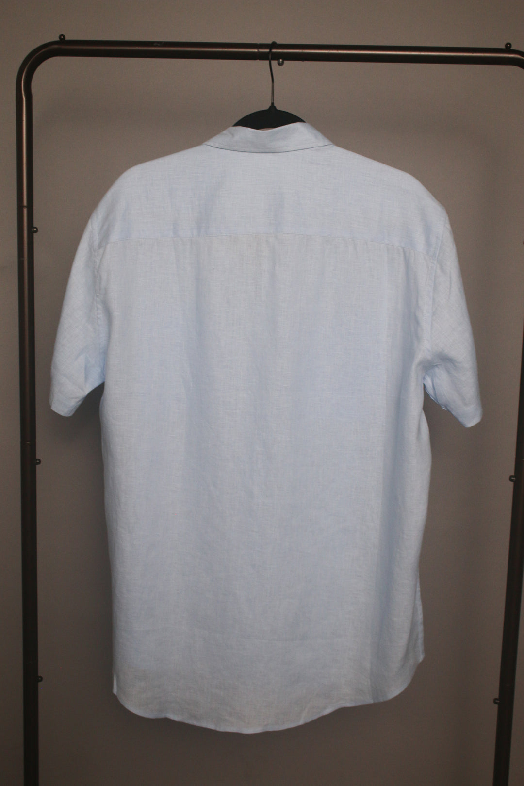 Men's 100% Linen Chest Pocket with Button Flaps Shirt