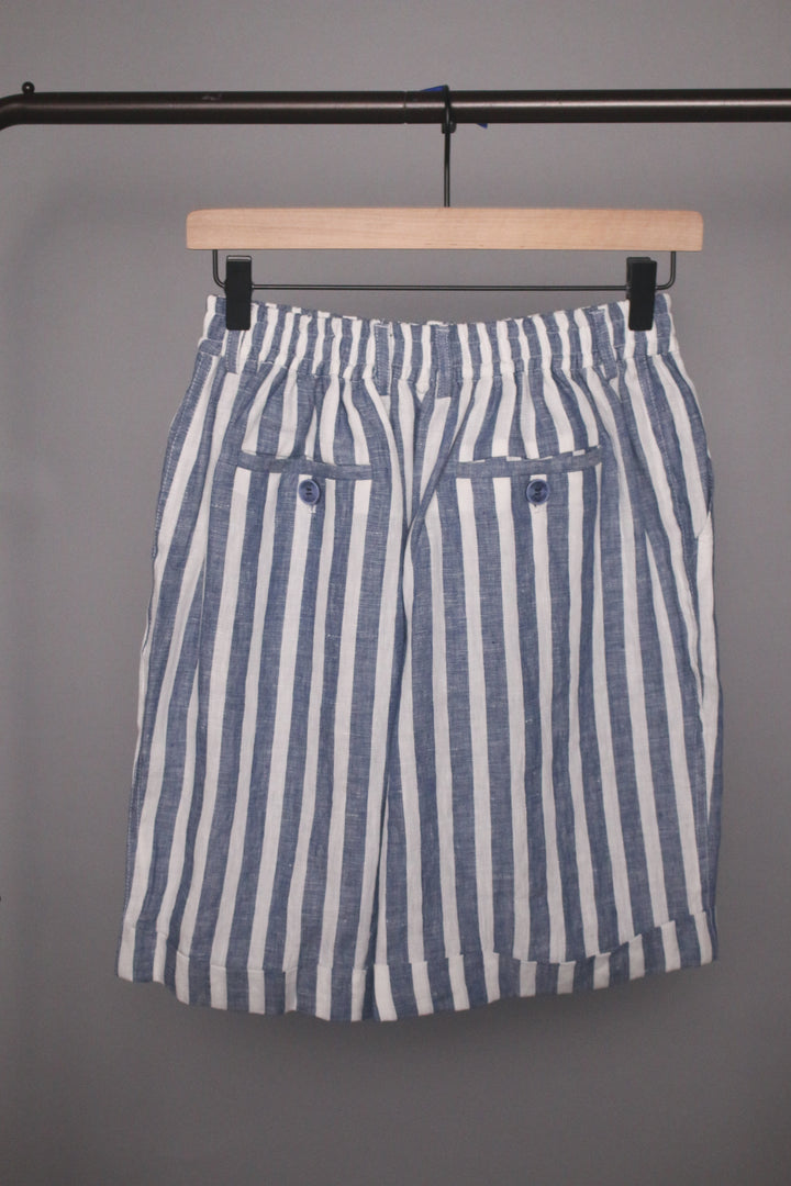 Men’s 100% Linen Relaxed Button Shorts