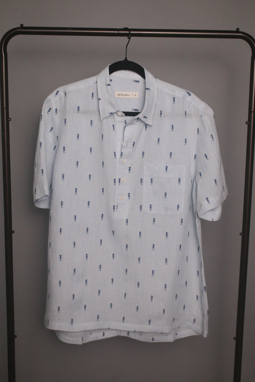 Men's 100% Linen Polo