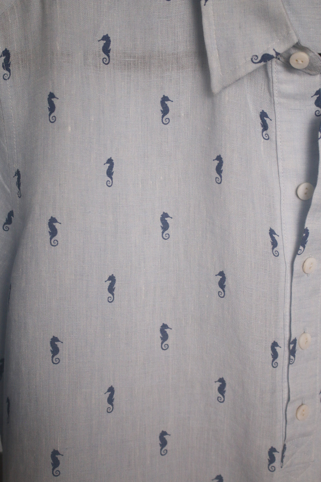 Men's 100% Linen Polo