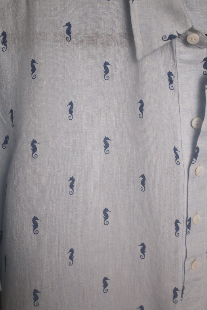 Men's 100% Linen Polo