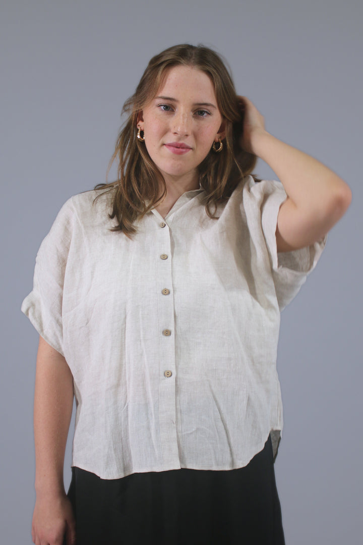 Jessica 100% Linen Top