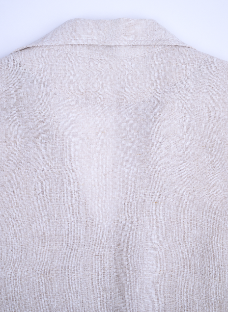 Sophie Timeless 100% Linen V-Neck Top