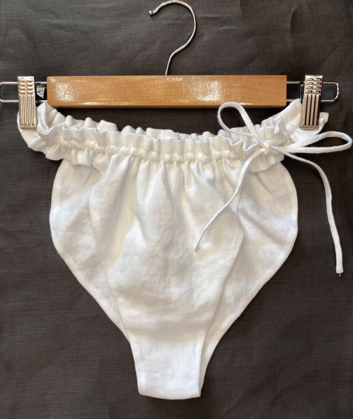 100% Linen Women's Bikini Panty/ Underwear (Florence)