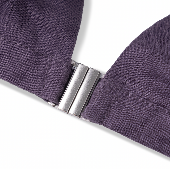 Triangle Linen Bralette (Jasmine)