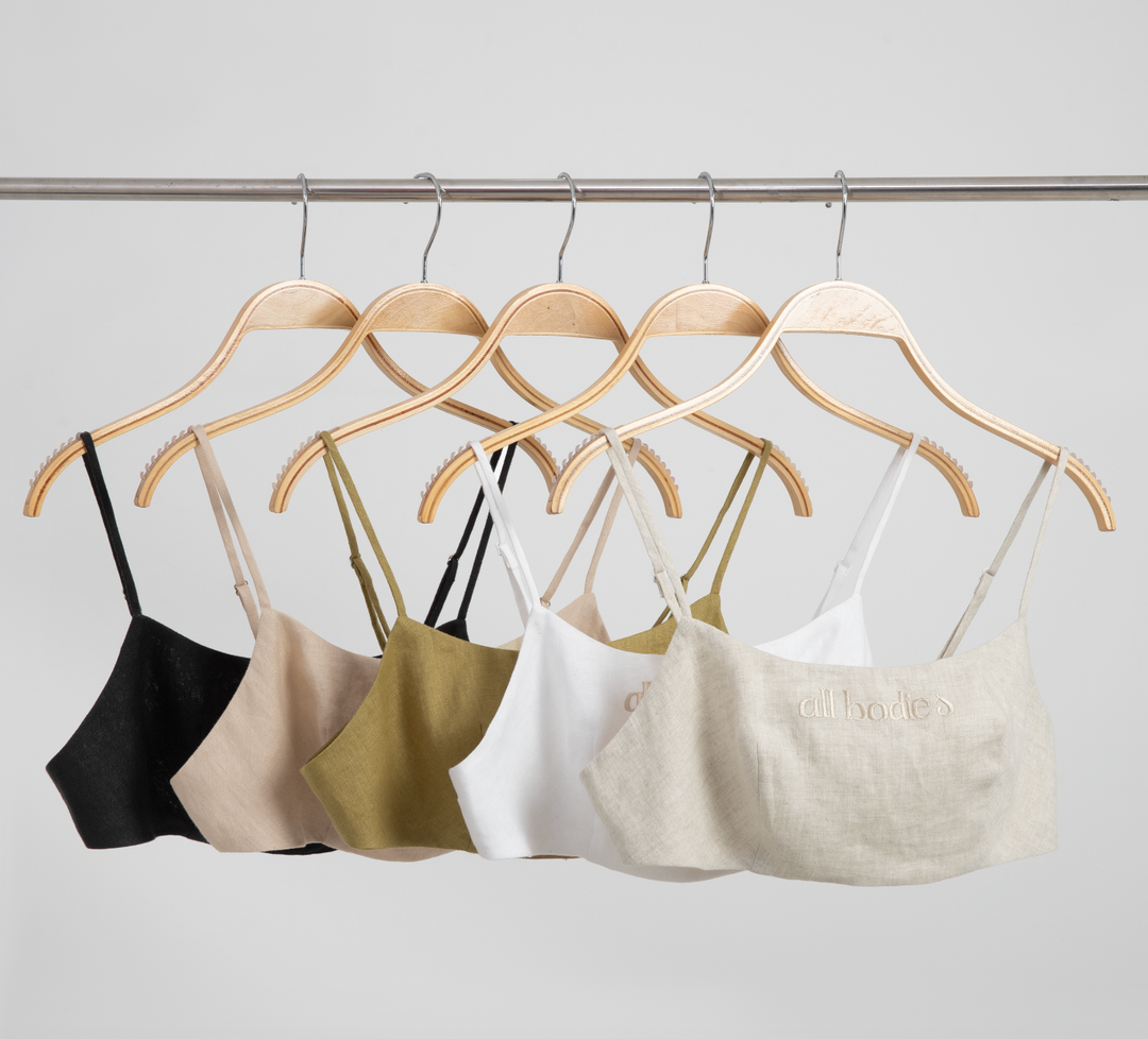 100% Linen Women's Everyday Bralette