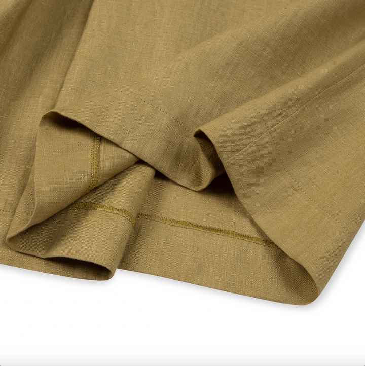 Linen Wide-Leg Belted Trouser | Adele