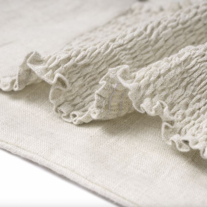 Linen Sweetheart Bralette/ Crop Top | Viviane