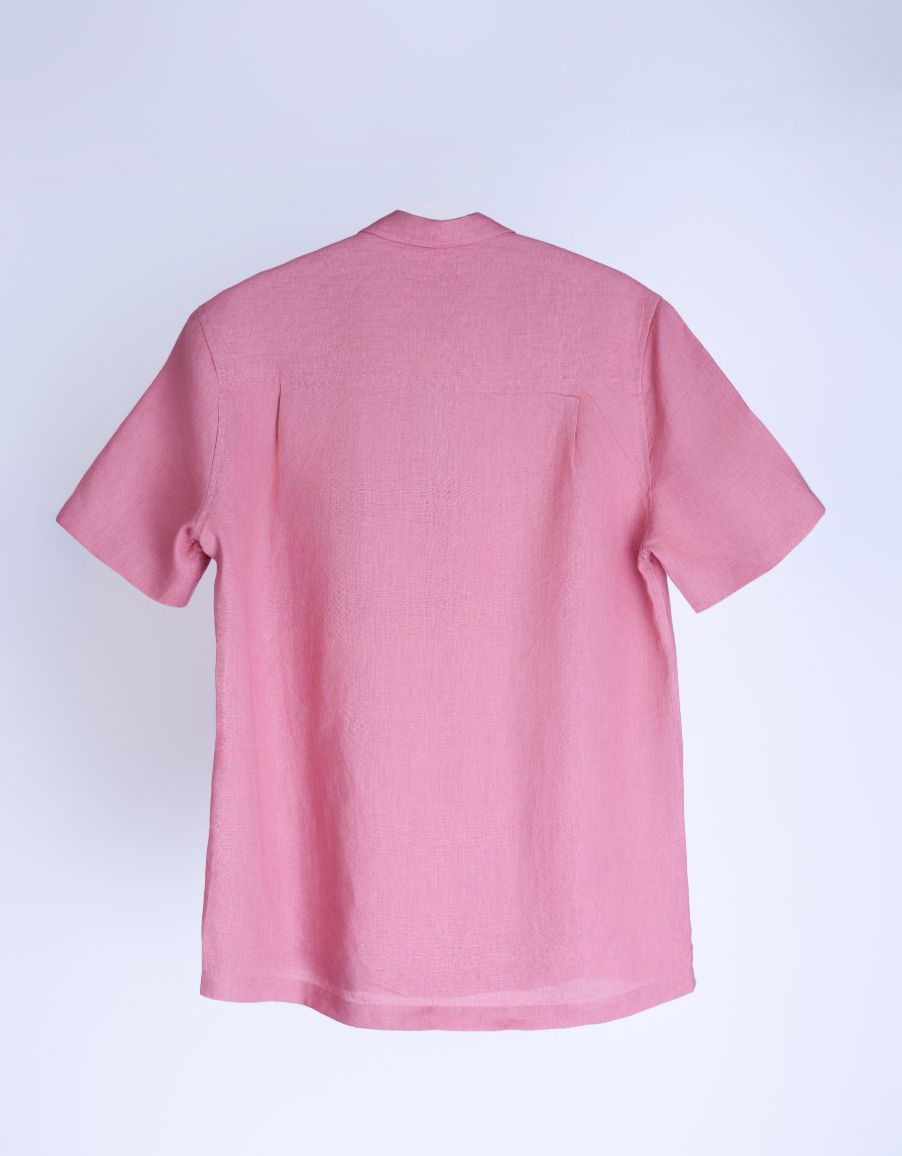 Men's 100% Linen Polo