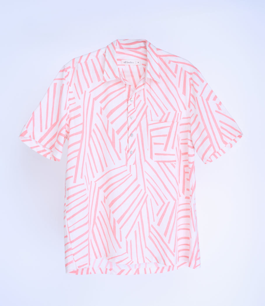 Men's 100% Linen Polo