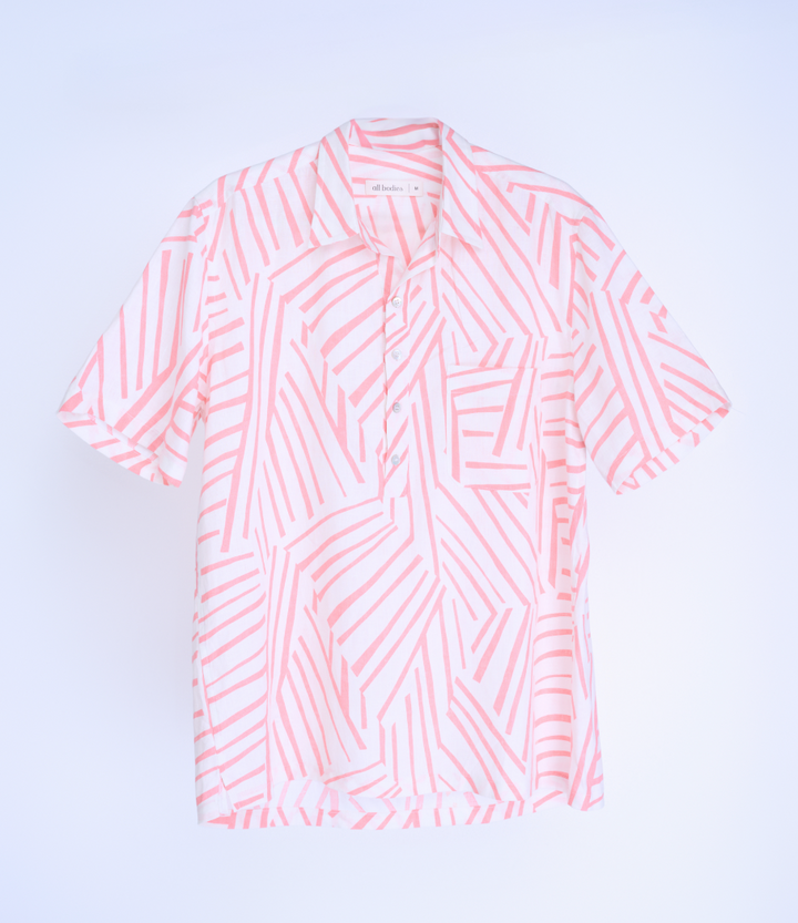 Men's 100% Linen Polo