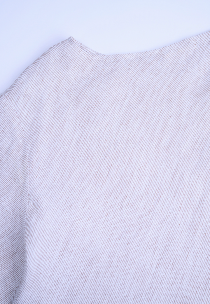Elise 100% Linen Asymmetrical Top