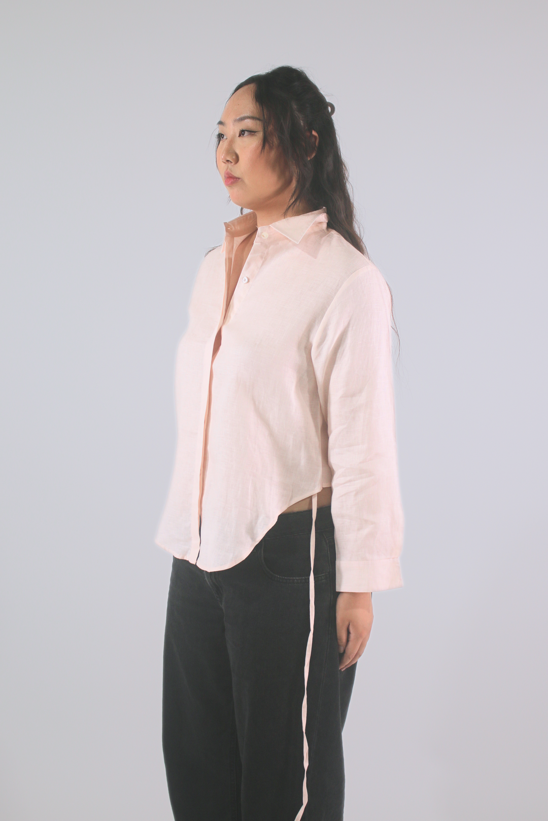 Tiffany 100% Linen Button-Up Shirt