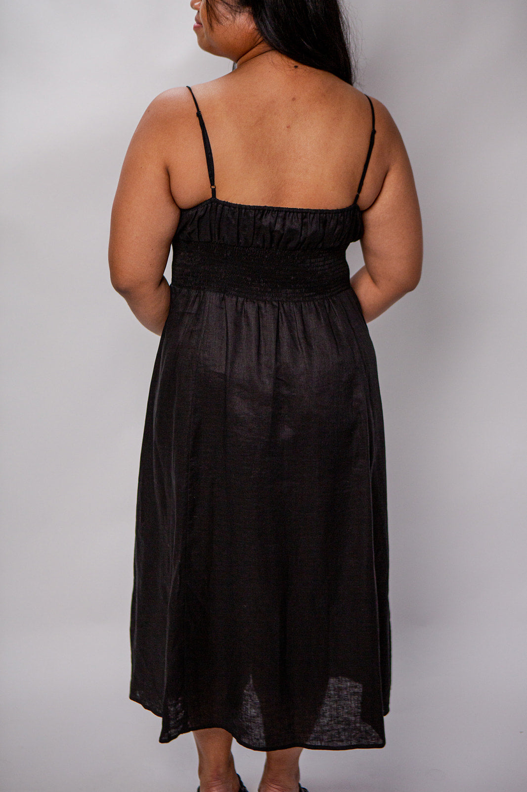 linen milkmaid midi dress Ditsy Milkmaid Midi Dress