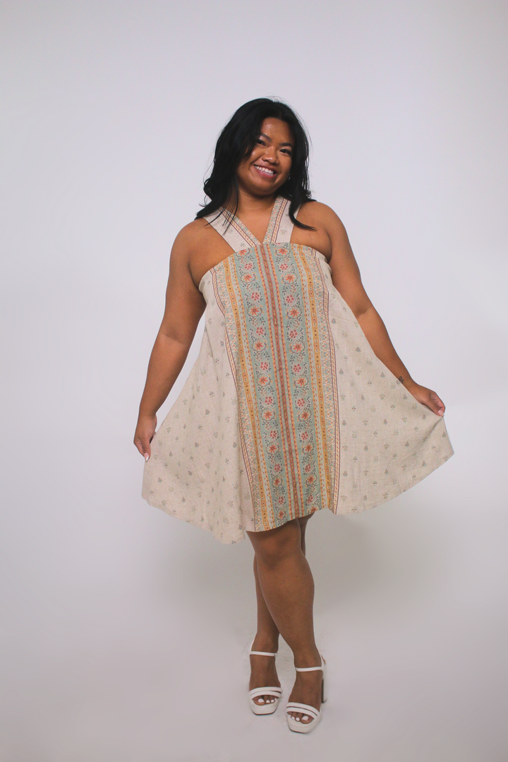 Jasmine 100% Linen Sundress