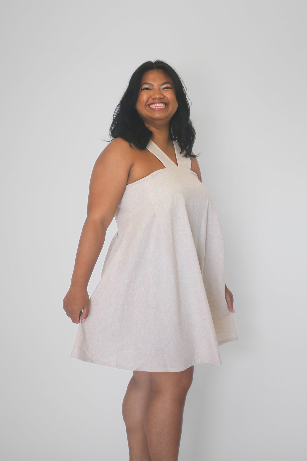 Jasmine 100% Linen Sundress