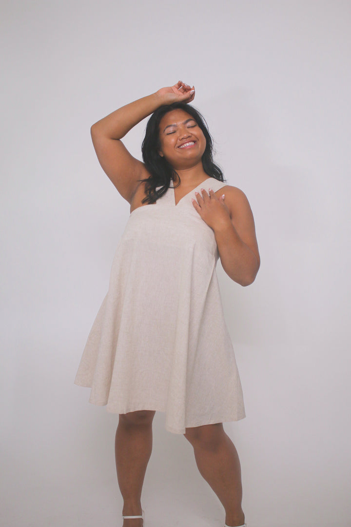 Jasmine 100% Linen Sundress