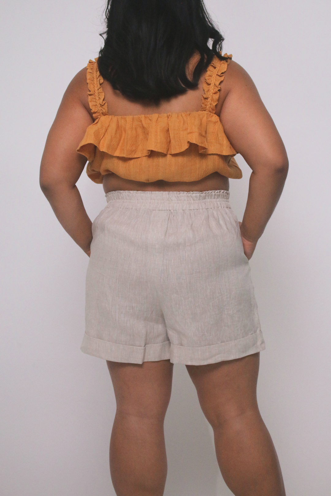 Winnie 100% Linen Shorts